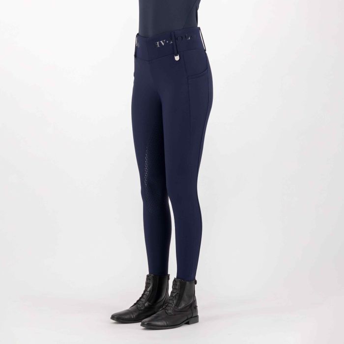 KIDS Riding tights HVPFavourite FullGrip - 5001 - Navy