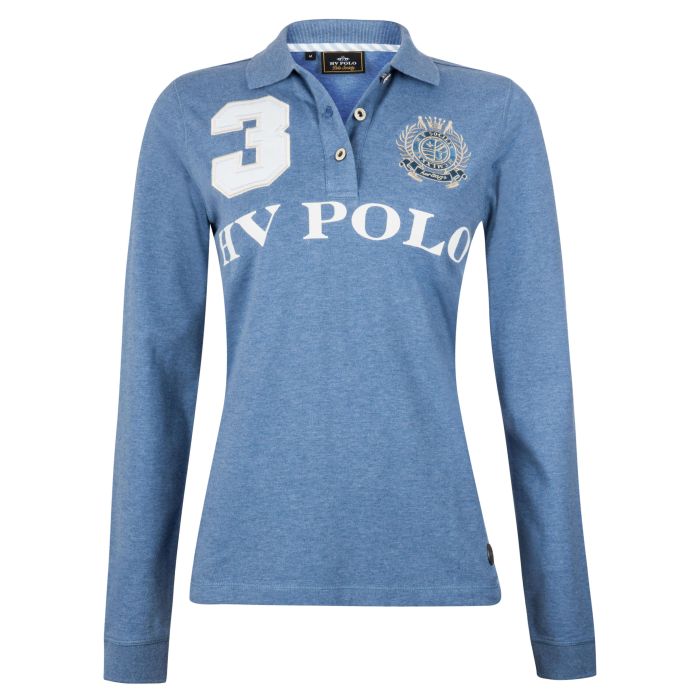 Polo shirt Favouritas EQ long sleeve - 5075 - Raf Blue Melange