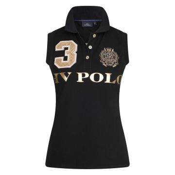Poloshirt mouwloos Favouritas Luxury -  Black