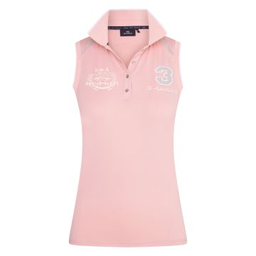 Poloshirt mouwloos Favouritas Tech -  Happy pink