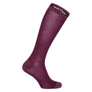 Sokken HVPLouise -  Dark berry