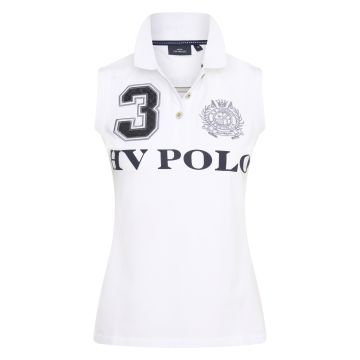 Poloshirt mouwloos Favouritas Luxury -  White 