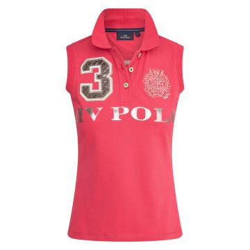 Poloshirt mouwloos Favouritas Luxury -  Strawberry