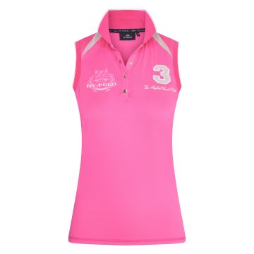 Poloshirt mouwloos Favouritas Tech -  Neon Fuchsia