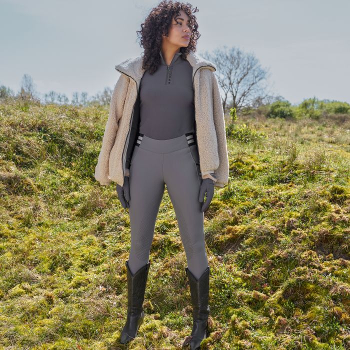 Riding tights HVPEstrella FullGrip - 7011 - Zinc Grey