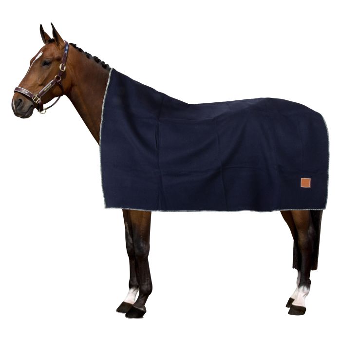 Wool Blanket square HVPScottie - 5001 - Navy