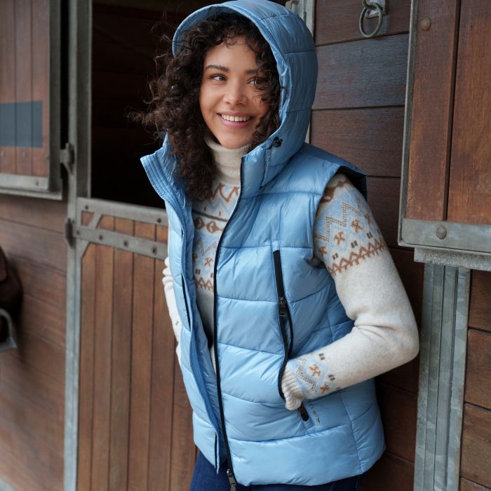 Bodywarmer HVPVicky - 5226 - Mist blue