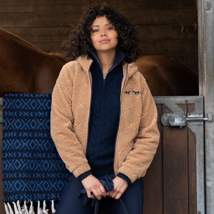 Bomber jacket HVPVera chain - 1005 - Camel Bomber jacket HVPVera chain - 1005 - Camel