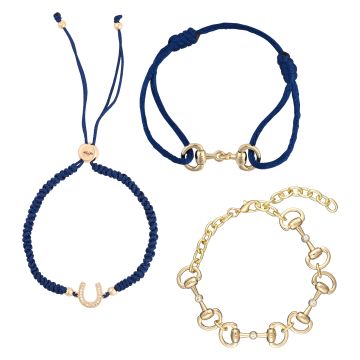 Armband HVPMix and match. set van 3 st -  Gold