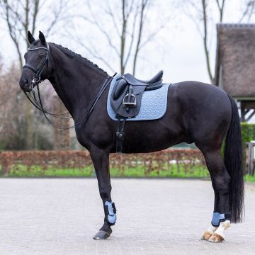 Zadeldekje HVP-Essential dressuur -  Dark mist blue