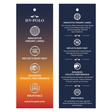Zadeldekje HVP-Pro performance dressuur -  Navy