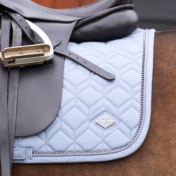Zadeldekje HVP-Classic dressuur -  Dark mist blue