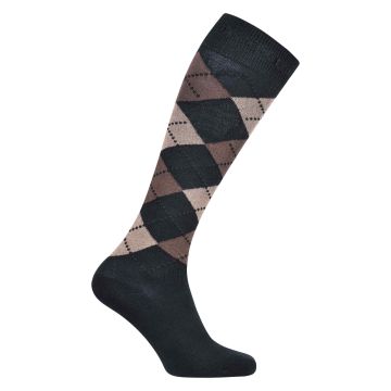 Sokken HVP-Argyle -  Black-Basalt
