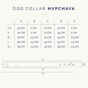 Hondenhalsband HVP-Chaya -  Blush