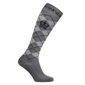 Sokken HVP-Argyle -  Grey-Light Grey