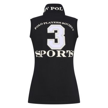Polo shirt Favouritas mouwloos -  Black