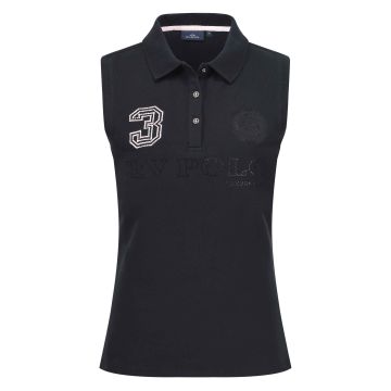 Poloshirt mouwloos Favouritas Luxury -  Black-Rose