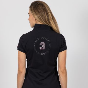 Poloshirt Favouritas Luxury -  Black-Rose