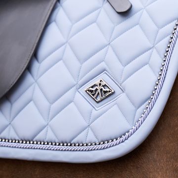 Zadeldekje HVP-Classic dressuur -  Dark mist blue